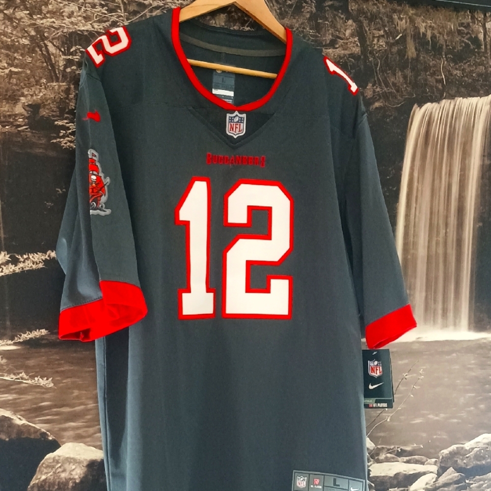 Brand New Tom Brady #12 Tampa Bay Buccaneers Nike On Field Jersey